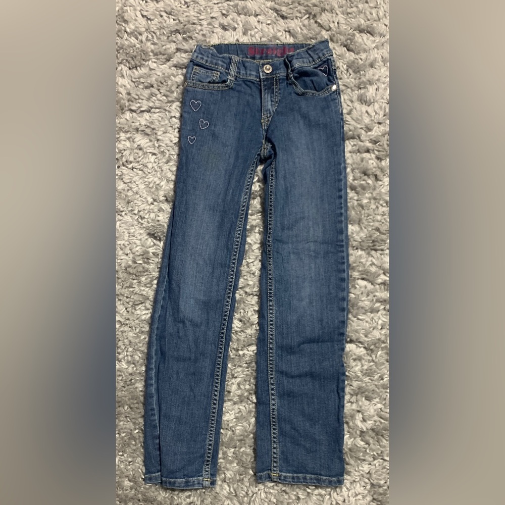 Size 7- Three pairs of Gymboree jeans.